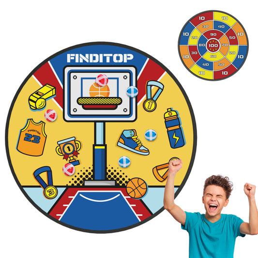 Finditop Basketball Dart Board for Kids