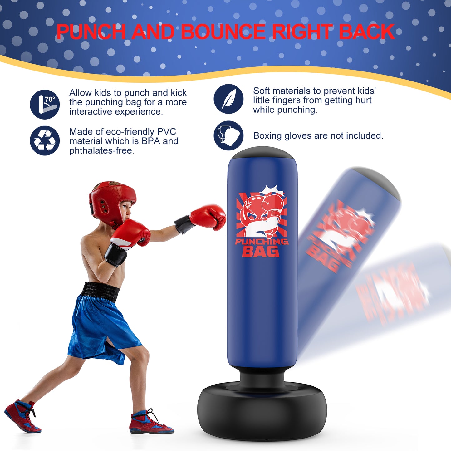 Inflatable Punching Bag for Kids（PB47/ PB60）