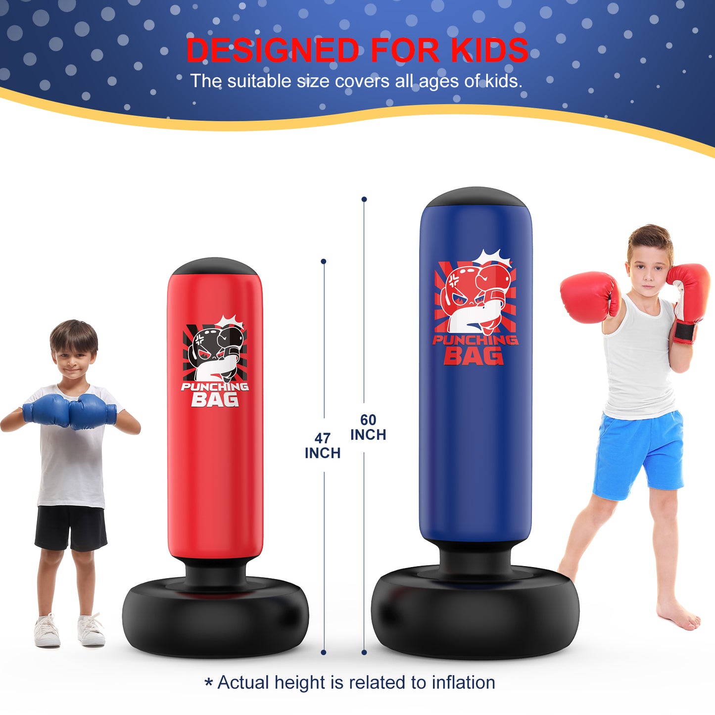 Inflatable Punching Bag for Kids（PB47/ PB60）