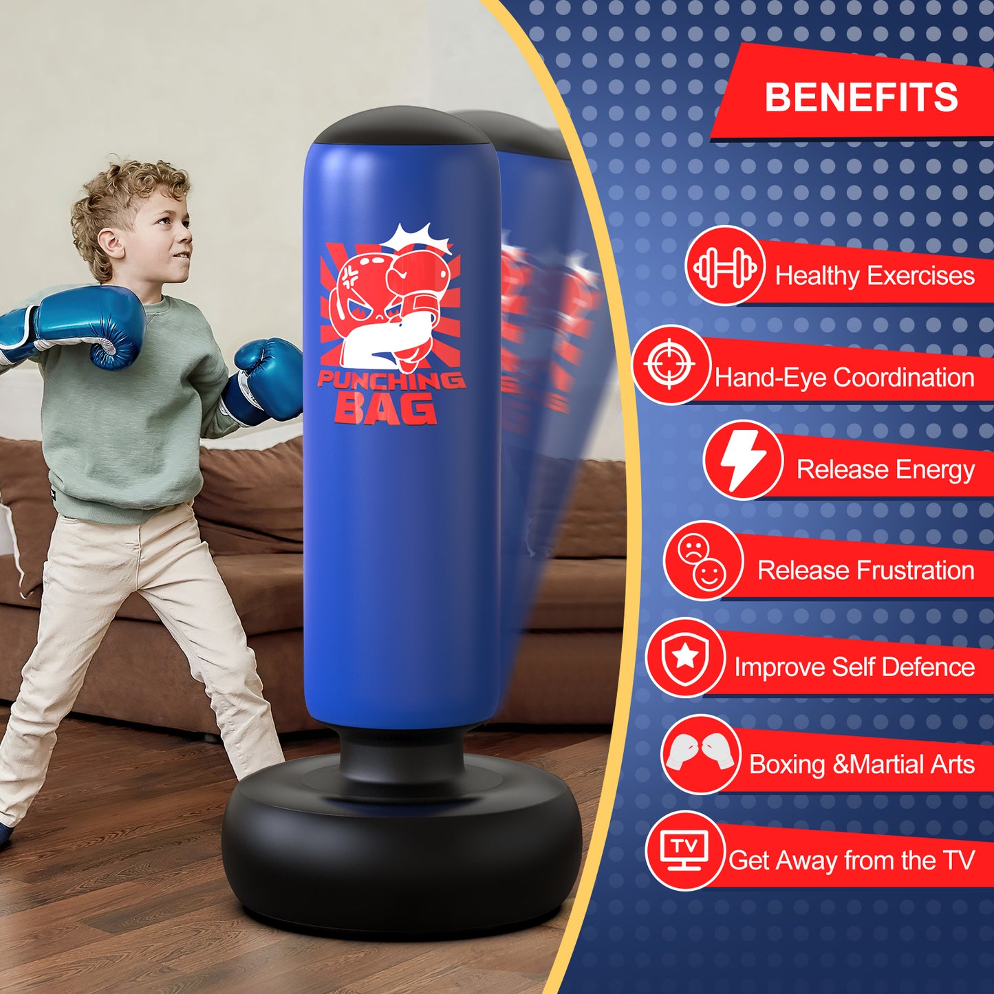 Inflatable Punching Bag for Kids（PB47/ PB60）